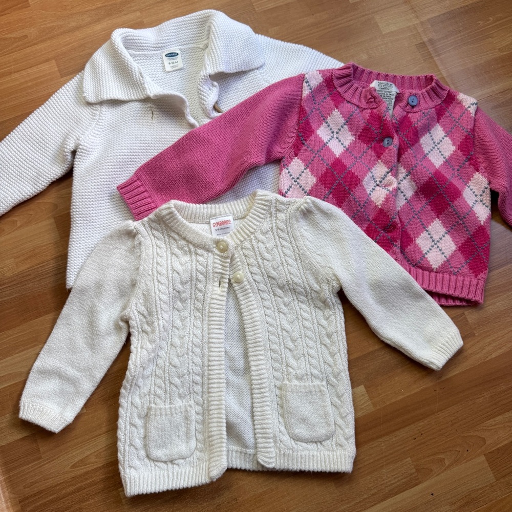Noa lily. Inc , Gymboree and old navy infant cardigan sweater bundle 3-12 months